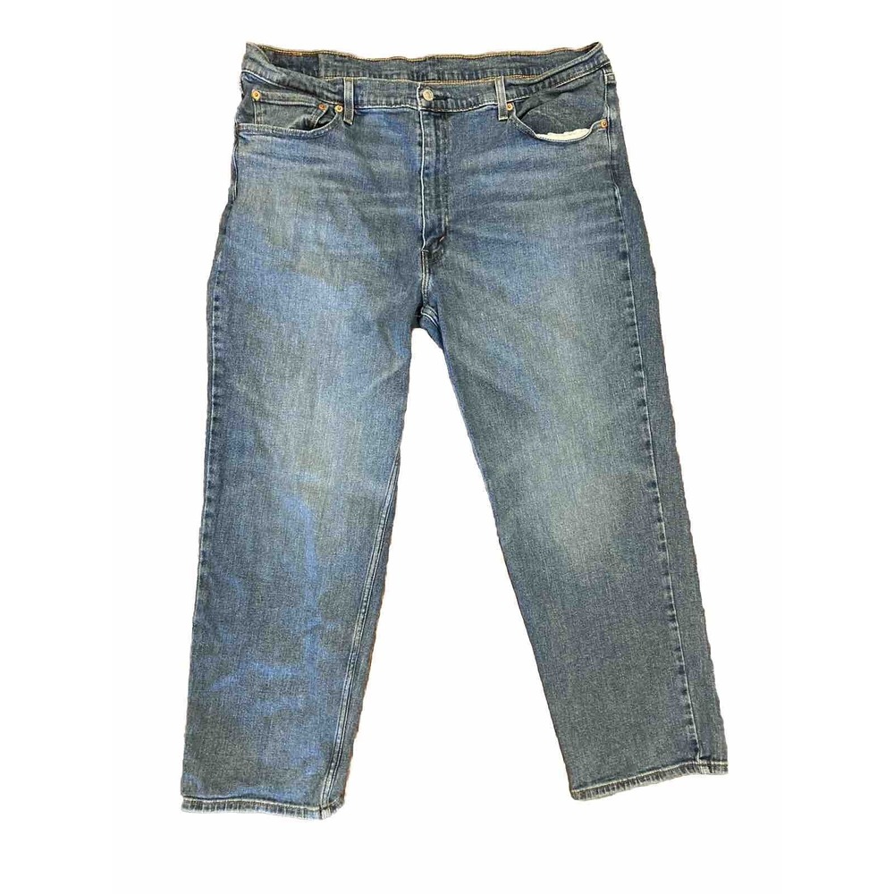 Levi's Mens Jeans 550 Size 42X30 Blue Denim Relaxed Fit Straight Leg Vintage Y2K
